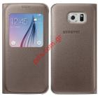   flip S-View Samsung Galaxy S6 Gold Cover EF-CG920PF    EU BLISTER