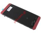   complete  LCD HTC ONE M7 Red   .