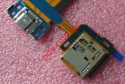   Samsung T805 Galaxy Tab S 10.5 flex cable MMC Memory card Micro SD and charging connector