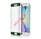 Special tempered glass 0,3mm Samsung G925F Galaxy S6 Edge Green.