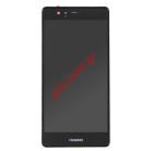   (OEM) W/COVER Huawei P9 5.2 inch Black (Titanium Grey)       Front cover Touch screen with digitizer and Display