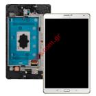 Original Complete set LCD White Samsung SM-T700 Galaxy Tab S 8.4 (Front+LCD+Touchscreen) 