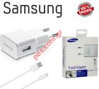 Original charger white MicroUSB Samsung ETA-U90EWEG 2A (BLISTER) With data cable ECB-DU4EWE 