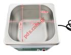 Stainless Steel Ultrasonic Cleaner Ultrasonic Cleaning Machine BST-300 Capacity 1.8L (150X137X100 mm) 220V 50W.