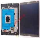 Γνήσια οθόνη σετ Samsung SM-T705 Galaxy Tab S 8.4 LTE Bronze σε καφέ χρώμα (Complete with Front+LCD+Touchscreen) ORIGINAL