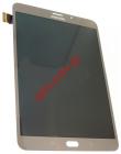    LCD Gold Samsung SM-T715 Galaxy Tab S2 8.0 LTE    (Touch screen and LCD display)