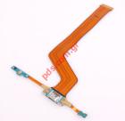 Original flex cable Samsung SM-600 Galaxy Note 10.1 REV0.6 EDITION 2014 with Micro USB connector and microphone.