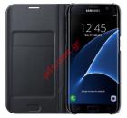   flip EF-NG935PBEGWW Black Samsung Galaxy S7 Edge SM-G935 LED View Cover    (LIMITED STOCK)