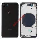 Back battery cover (OEM) w/parts set iPhone 8 (1863) Black  