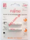 Rechargable battery Fujitsu AAA Nimh 750mah Japan (1 PCS) BLISTER 2 PCS