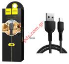  USB Hoco X20 MICROUSB 1M Flash Black   