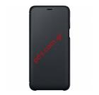   flip EF-WA605CBE Black Samsung Galaxy A6+ PLUS Wallet Cover   