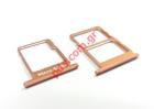    DUAL SIM Tray Copper Nokia 5 (TA-1053)    (DUAL SIM Card tray holder).