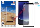 Tempered glass film Samsung Galaxy S9 G960 Clear 5D full glue Curved 0,25mm Clear.