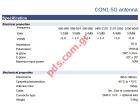  Omni CON1-5G GSM 5.8dbi     700-6000MHz  3G/4G/LTE/5G/GSM/WiFi signal.