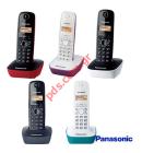 Cordless phone Panasonic KX-TG1611GRB (EU) in many colors Black, white, Beige, Fuxia Red BOX