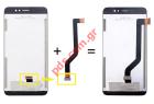   (OEM) Ulefone S8/S8 Pro Black (SHORT FLEX) Display with Touch screen digitizer 