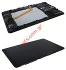 Γνήσια οθόνη σετ Black Samsung SM-T590 Galaxy Tab A 10.5 WIFI (W/FRAME) σε μαύρο χρώμα