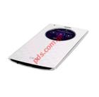 Original case LG G4 QuickCircle II SnapON White Flip Book