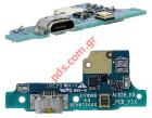   PCB Board Huawei Y6 (MYA-L41) 2017 DS Charging port connector        GREEN BOARD