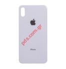 Battery cover H.Q Empty iPhone XS MAX 6.5inch Silver White (NO PARTS)