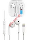 Audio earphones Handsfree Lightning 8 pin with cable for Apple series