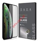 Tempered glass iPhone XS Max (6.5) Full Glue Black Tempered glass 0,25mm.