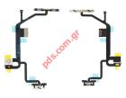 Flex Cable (OEM) Apple iPhone 8 (a1863) Power on/off Side, Volume up/down, Back Flash camera (NO MUTE SWITCH)