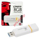 Data traveler Kingston 8GB G4 USB 3.0 Yellow BLISTER