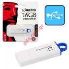   Kingston 16GB DTG4 USB 3.0 White Blister