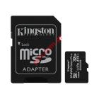 Memory card microSDHC Kingston 32GB C10 100MB/s UHS-I Canvas Select Plus A1 V10 +adapter Blister