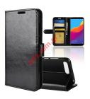   Huawei Y6 (2018) Black Flip Book Pocket Stand