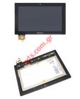 Set LCD with Frame for Lenovo Idea Tab S6000 Touch Screen with Digitizer Full with Frame 