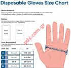Gloves nitrile PRCN-XL 100 PCS 1 use elastic black BOX 100pcs
