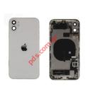 Original back cover Apple iPhone 11 A2221 (PULLED) White 6.1inch middle back battery cover frame some parts NO BATTERY
