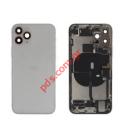 Original back cover Apple iPhone 11 Pro A2215 (PULLED) White 5.8 inch middle back battery cover frame some parts NO BATTERY