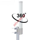  Omnidirectional GSM FS3500 MIMO 2X6dBi 2/3/4/5G WiFi IP66 100W 698-5000MHz, 2 outputs BOX