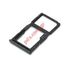 Sim Tray Black Huawei P30 Lite (MAR-L21) for SIM and SD card (OEM)