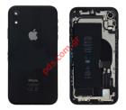 Original back cover iPhone XR (PULLED ) Black Full parts W/BATTERY