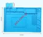Silicon Mat Best S-160 dimension 45 x 30cm Blue Plate 