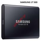 Portable Hard Disk SSD Samsung 1TB MU-PA1T0B/EU T5 USB 3.1 Black