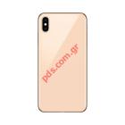 Back cover glass iPhone XS MAX 6.5inch Gold (OEM NO PARTS) 