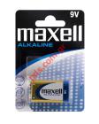   Maxell Alkaline size 9V (6LR61) . 1 Blister