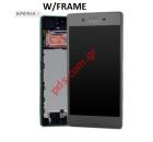  LCD Sony F5121 Xperia X Black OEM W/FRAME         