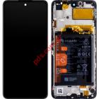 Set LCD (OEM) Huawei P Smart 2021 (PPA-L22B) Black Frame Display with touch screen digitizer Battery 