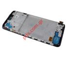   LCD Xiaomi Redmi Note 10 4G (M2101K7AG) Front cover Black Display with touch screen and digitizer    ORIGINAL W/FRAME