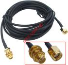 Cable RF M 200 with SMA MALE/SMA FEMALE connector