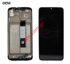Οθόνη σετ LCD Xiaomi Poco M3 (M2010J19CG) Black Display & Touch Unit (OEM W/FRAME)