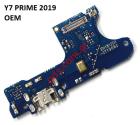 Charging board Huawei Y7 Prime 2019 (DUB-LX3) OEM MicroUSB with microfone