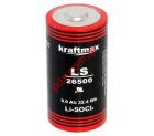 Battery Kraftmax LS26500 C Lion 3.6V 9000MHA (NON RECHARGABLE)